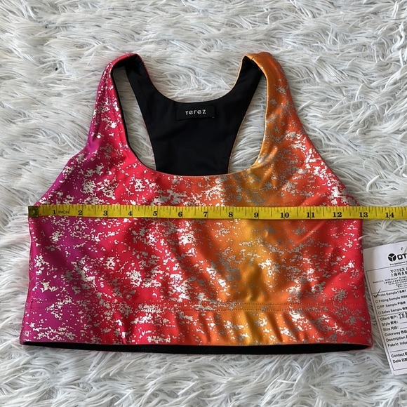 Terez Balayage Foil reversible Sports Bra size Small - Picture 6 of 13